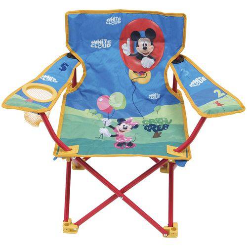 Cadeira Dobrável Infantil Mickey Mouse com Sacola - Exxel