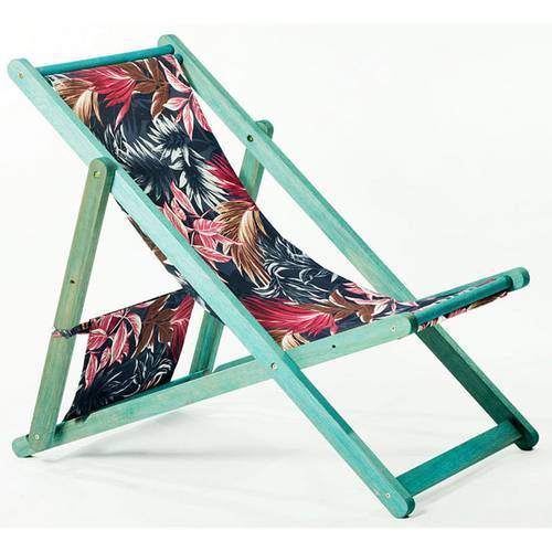 Cadeira Dobrável Sem Braços Opi Tec.18663.2 Azul Mão e Formão