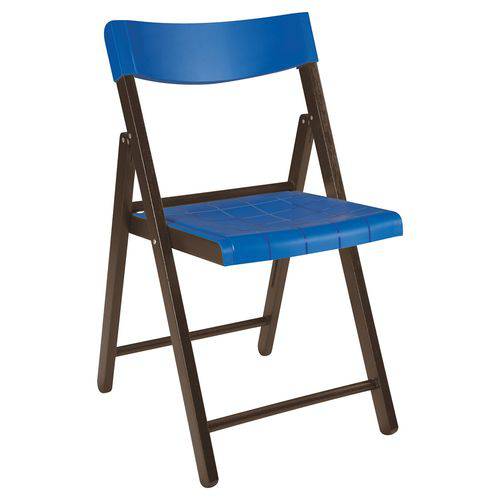 Cadeira Dobrável Tramontina Potenza 13794084 Tabaco e Azul