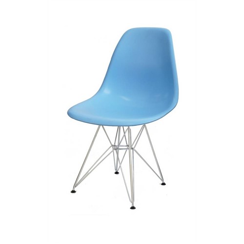Cadeira DSR Polipropileno Charles Eamens - Azul