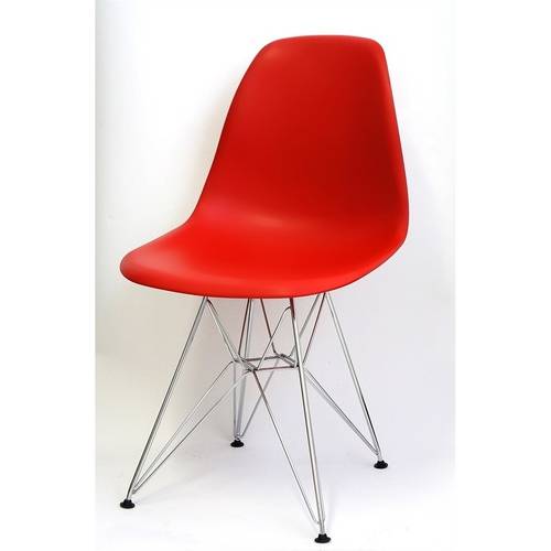 Cadeira DSR Polipropileno Charles Eamens - Vermelho