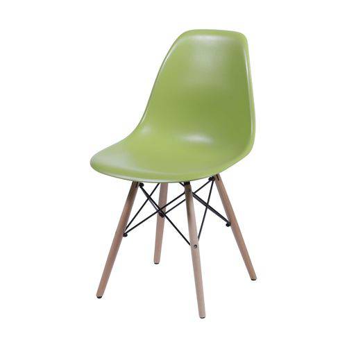 Cadeira Eames Base de Madeira OR Design Verde