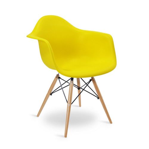 Cadeira Eames DAW Amarela Amarela