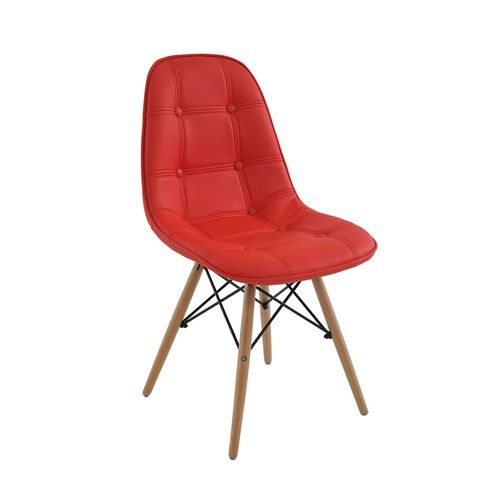 Cadeira Eames DSW Botonê Vermelha Vermelha