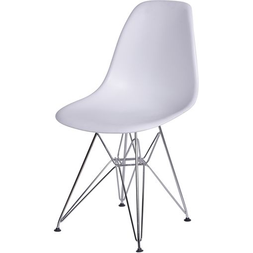 Cadeira Eames Eiffel Branca PP OR Design 1102