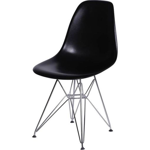 Cadeira Eames Eiffel Preta PP OR Design 1102