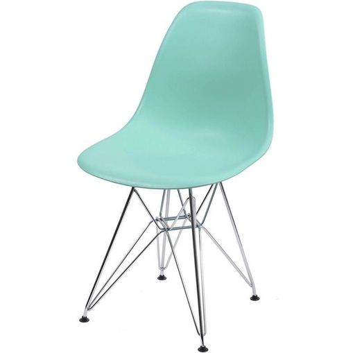 Cadeira Eames Eiffel Verde Tiffany PP Or Design