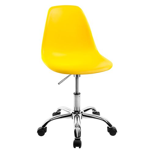 Cadeira Eames Office Amarela Amarela