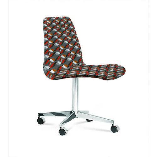 Cadeira Eames Office Colorido e Cinza