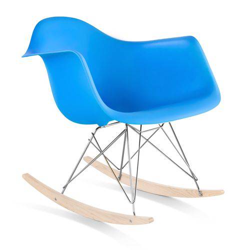 Cadeira Eames RAR Balanço - Azul Médio