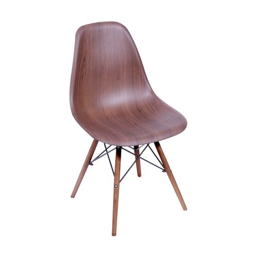 Cadeira Eames Wood Escura Base Madeira Escura Wood Escura