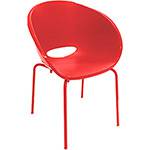 Cadeira Elena Perna Aço Pintado Vermelha - Tramontina