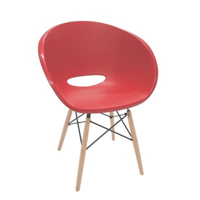 Cadeira Elena Vermelha 3D Tramontina