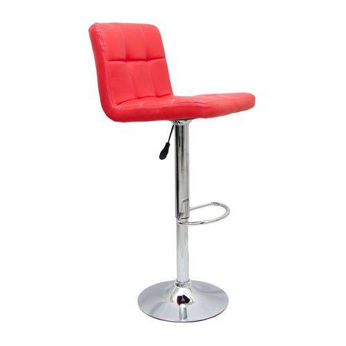 Cadeira em Abs Assento Giratório e Base em Aluminio Umix 221 Preta C/ Almofada Preta