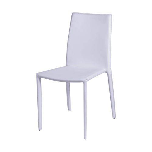 Cadeira em Metal e Corino 4401 OR Design Branco
