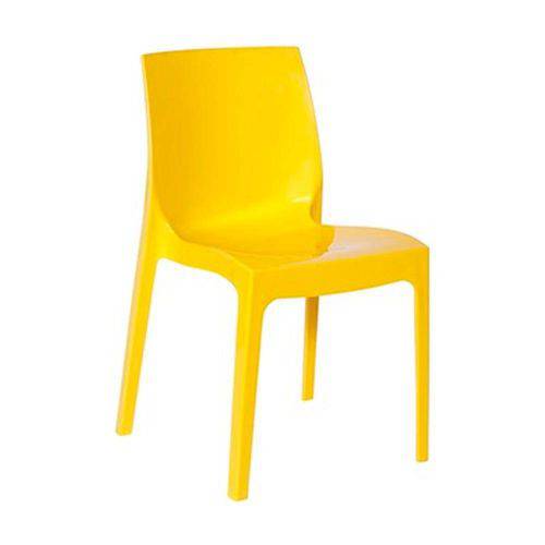 Cadeira em Polipropileno Amarela