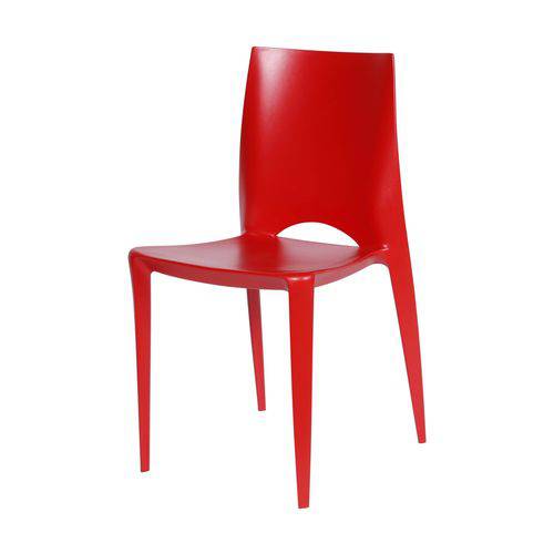 Cadeira em Polipropileno OR Design Vermelho