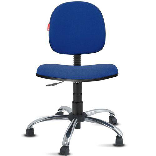 Cadeira Escritório Giratória Executiva Tecido Azul Marinho Cb29