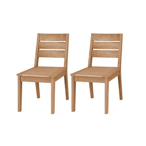 Cadeira Fortaleza (kit com 2) - Jatobá