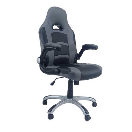 Cadeira Game Chair Preto/Cinza Original Entrega Byartdesign