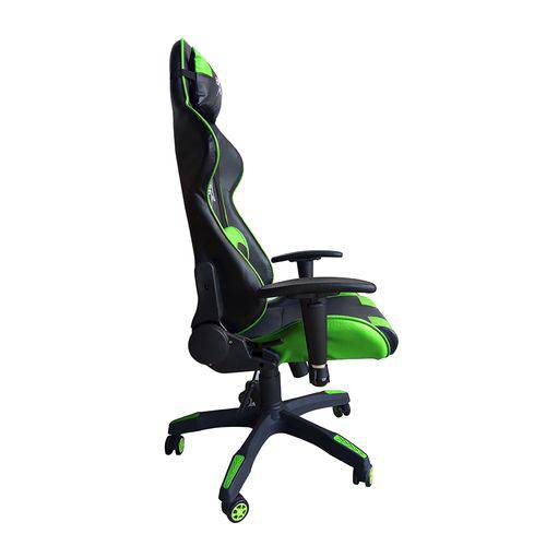 Cadeira Gamer Br-x com 5 Rodas Preto e Verde