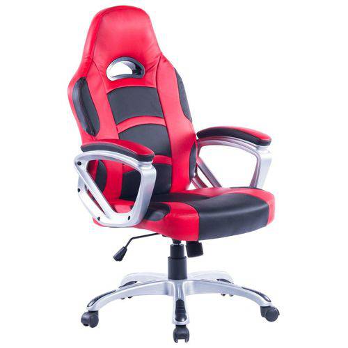 Cadeira Gamer Interlagos Preta e Vermelha