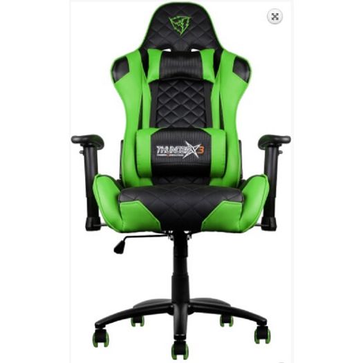Cadeira Gamer Tgc12 Preta com Verde (61903) - Thunderx3