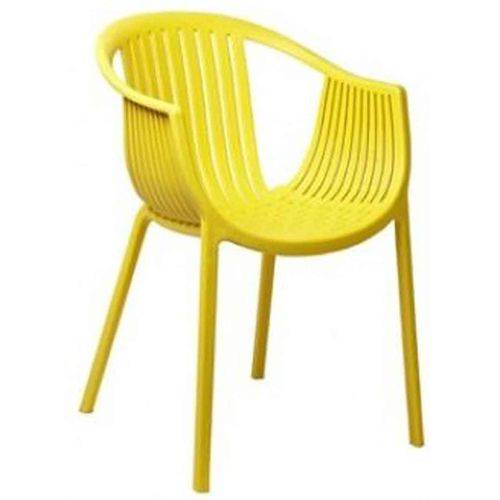 Cadeira Garden Polipropileno Amarelo