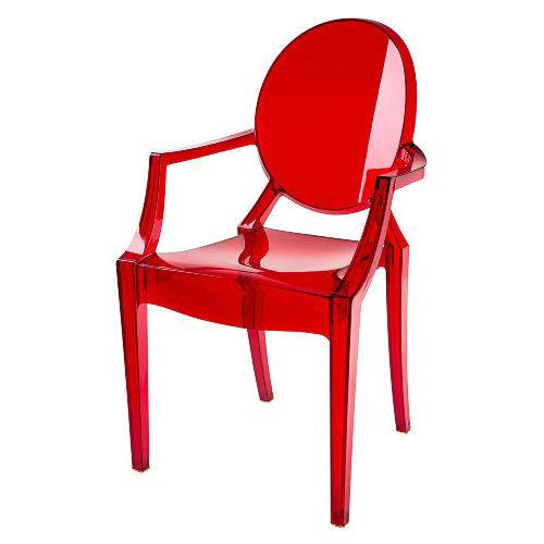 Cadeira Ghost 1106 Vermelha