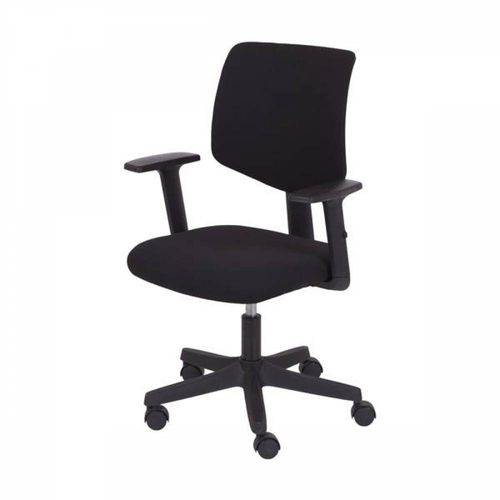 Cadeira Giratória Or Design Nylon e Tecido Or-3315 Preto