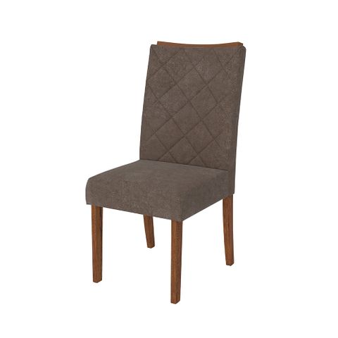 Cadeira Golden 2 Peças - Pena Marrom - Rústico Terrara