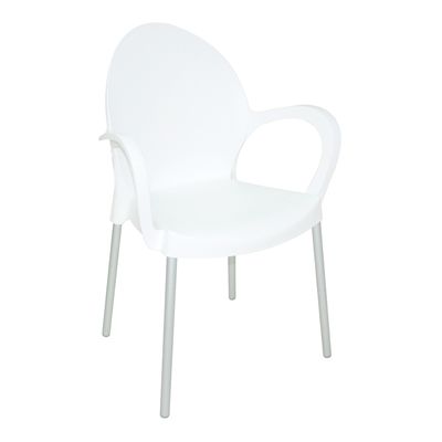 Cadeira Grace com Braços Branca Tramontina 92068010