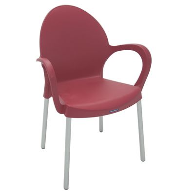 Cadeira Grace com Braços Vermelha Tramontina 92068040