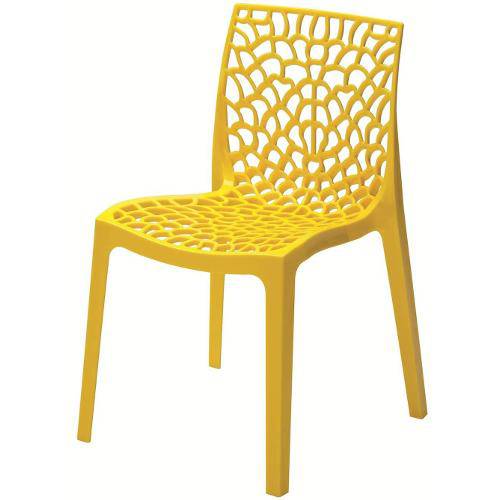 Cadeira Gruver Polipropileno Amarela