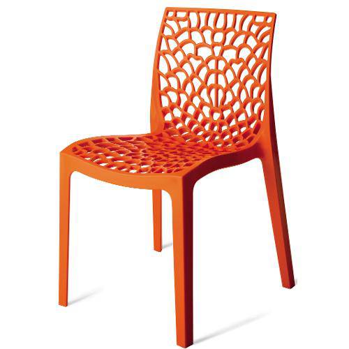 Cadeira Gruver Polipropileno Laranja - 15117