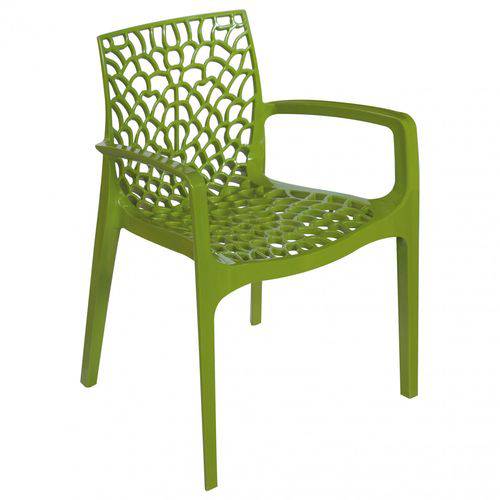 Cadeira Gruvyer com Braço OR Design Verde