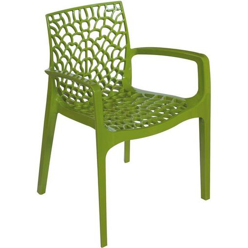Cadeira Gruvyer com Braços Verde OR Design
