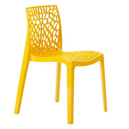 Cadeira Gruvyer - Polipropileno - Amarelo