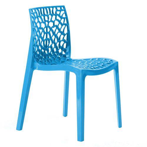 Cadeira Gruvyer - Polipropileno - Azul