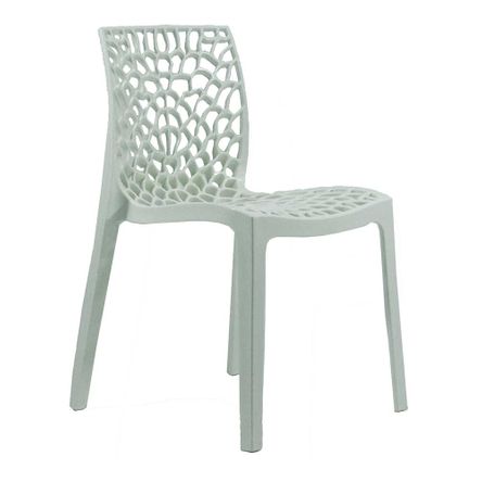 Cadeira Gruvyer Polipropileno Branco Byartdesign