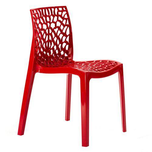 Cadeira Gruvyer - Polipropileno - Vermelho