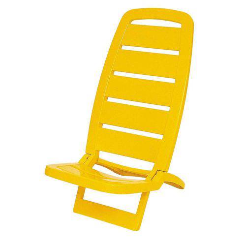 Cadeira Guaruja Polipropileno Cor Amarelo