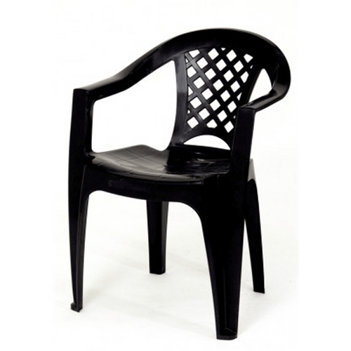 Cadeira Iguape Tramontina, com Braços, Preta - 92221009
