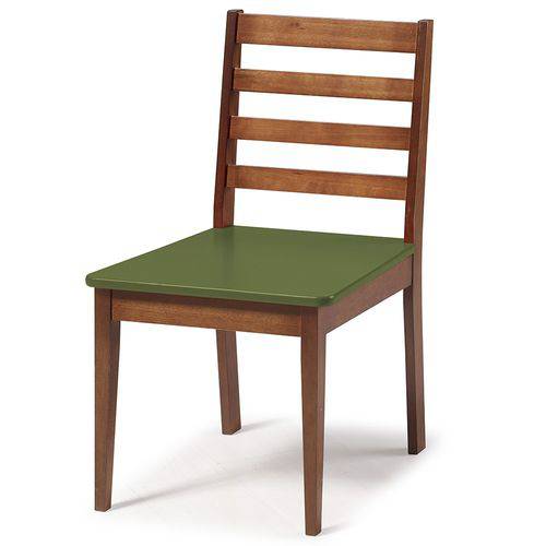 Cadeira Imperial - Marrom e Verde Musgo