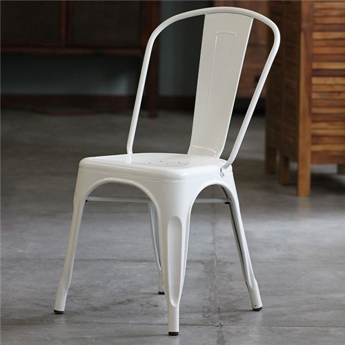 Cadeira Industry S/ Braço Branco