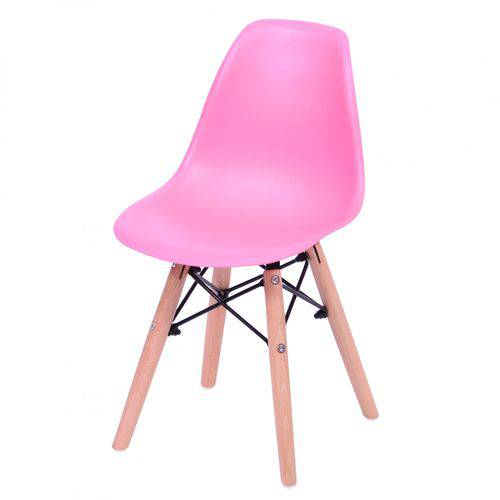 Cadeira Infantil Base Madeira OR Design Rosa