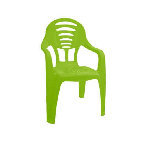 Cadeira Infantil com Braço Verde Ref 301