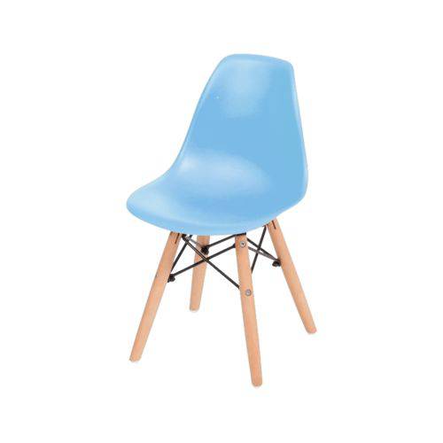 Cadeira Infantil Eames Wood Azul 1102B OR Design