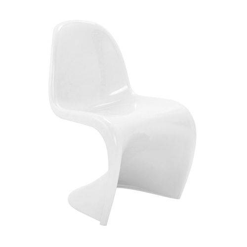 Cadeira Infantil Panton Junior - Branco Brilho