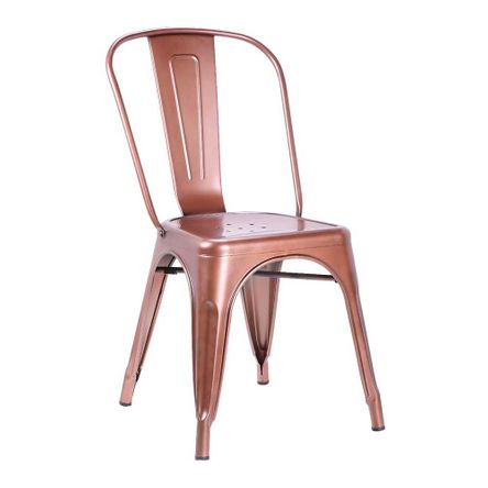 Cadeira Iron Antique Cobre Entrega Byartdesign